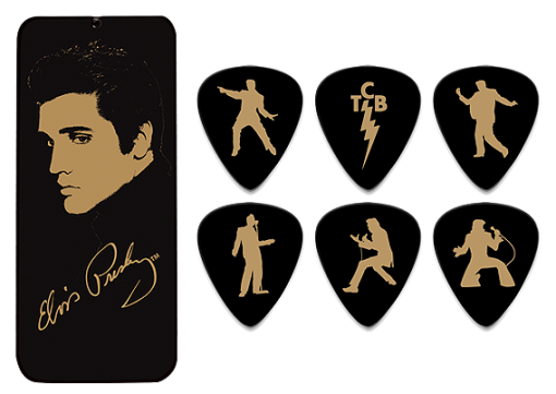 Dunlop Elvis Portrait Collection Picks (6 in doos)-0