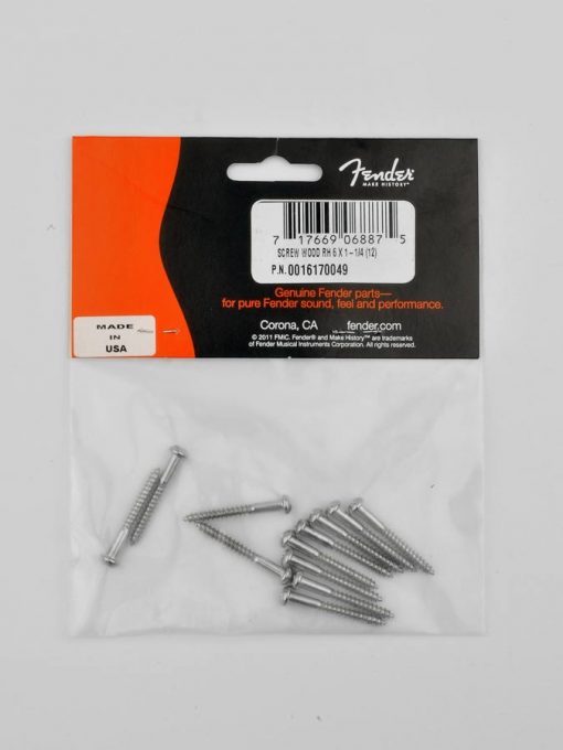 Fender Genuine Replacement Part bridge mounting screws 0016170049 -0