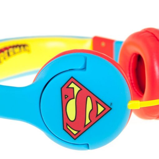 Superman Man of Steel Premium Headphones (Blue)-5153