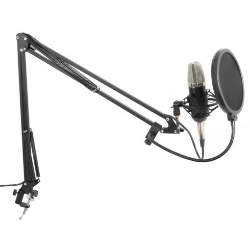 Vonyx Studio Set / Condensator microfoon met tafel arm en popfilter 173.503