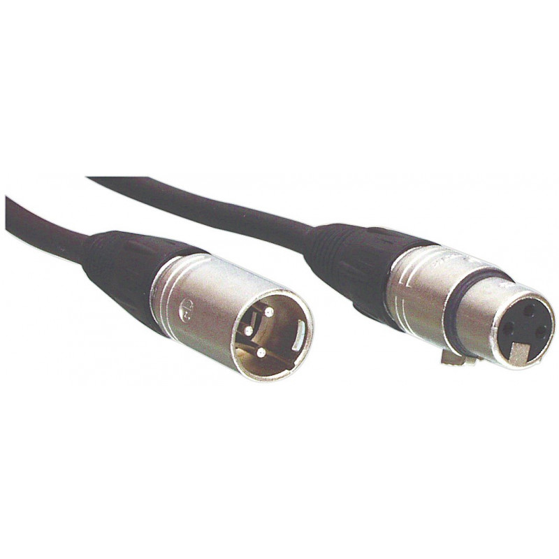 Microfoonkabel xlr/xlr, 3 meter, Neutrik Connectoren