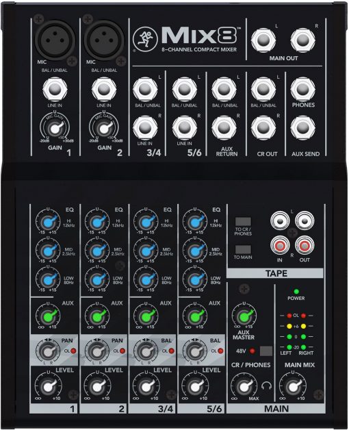 Mackie Mix8 allround mixer-5939