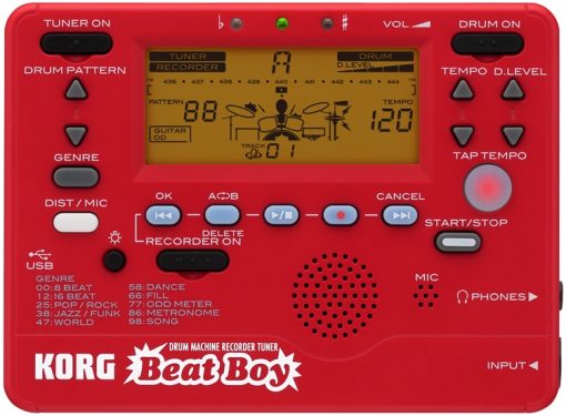 Korg Beat Boy Rhythm, effects, recorder, and a tuner-0