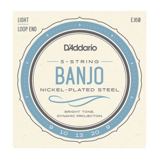 D'addario EJ60 snarenset voor vijf-snarige banjo