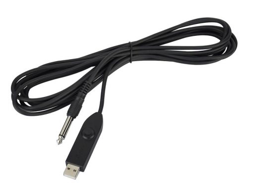 Shadow guitar cable with USB connector and gain control SH-USB-GC