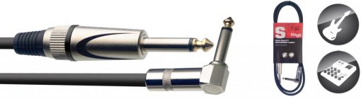 Stagg 1,5M INSTRUMENTKABEL-DLX L JACK - SGC1,5PL DL