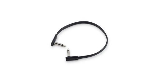RockBoard Flat Patch Cable, Black, 30 cm