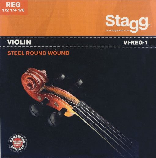 Stagg viool snaren SET/STEEL voor 1/2 - 1/4 - 1/8  Viool - VI-REG-1