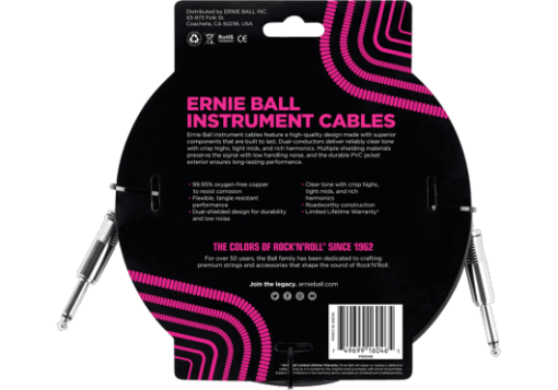 Ernie Ball Instrumentkabel 20 FT/6 m, EB6046 - Afbeelding 3