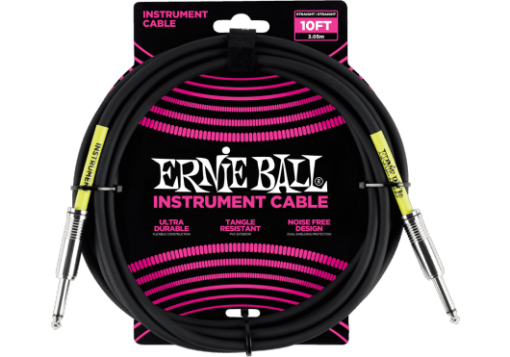 Ernie Ball Instrumentkabel 10FT/3m, EB6048
