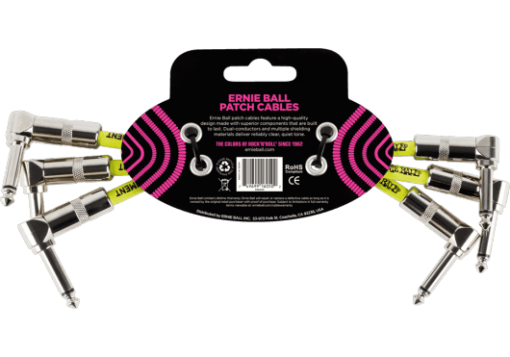 Ernie Ball Patchcords 6"/15 cm - 3 pack