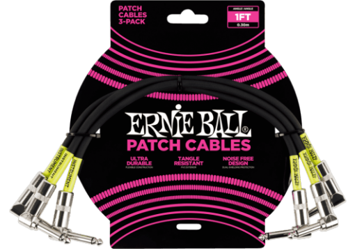 Ernie Ball Patchcords 1 FT/30 cm - 3 Pack