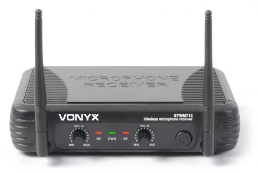 VONYX STWM712C VHF MICROFOON SYSTEEM 2-KANAALS COMBI 179.180 - Afbeelding 3