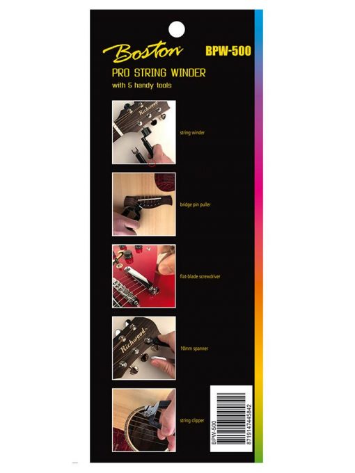 Boston string winder with dual string clipper BPW-500 - Afbeelding 2