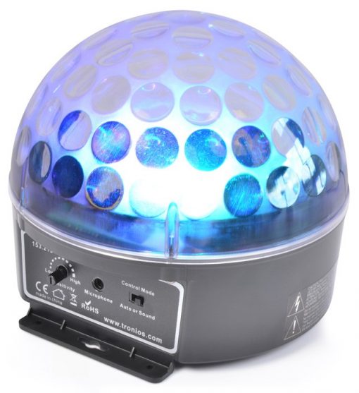 MINI STAR BALL 6X 3W RGBAWP LED'S - Afbeelding 5