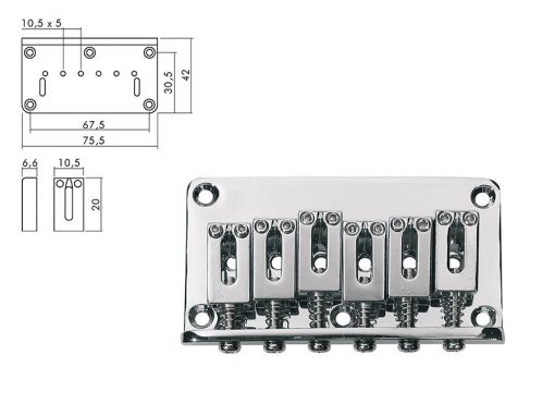 Boston brug-staartstuk B-1504-C