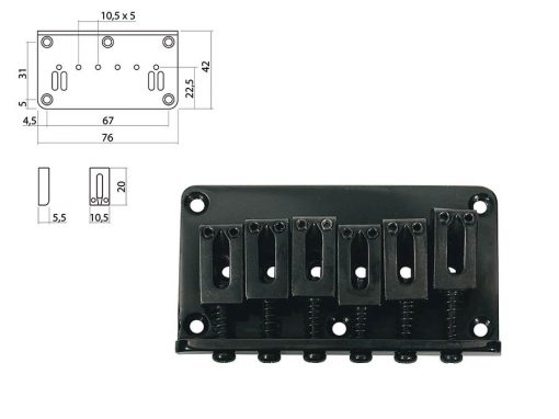 Boston brug-staartstuk B-1520-B