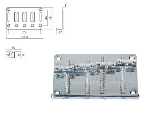 Boston brug-staartstuk BB-134-C
