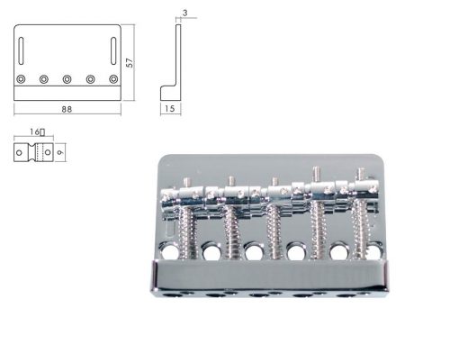 Boston brug-staartstuk BB-405-C