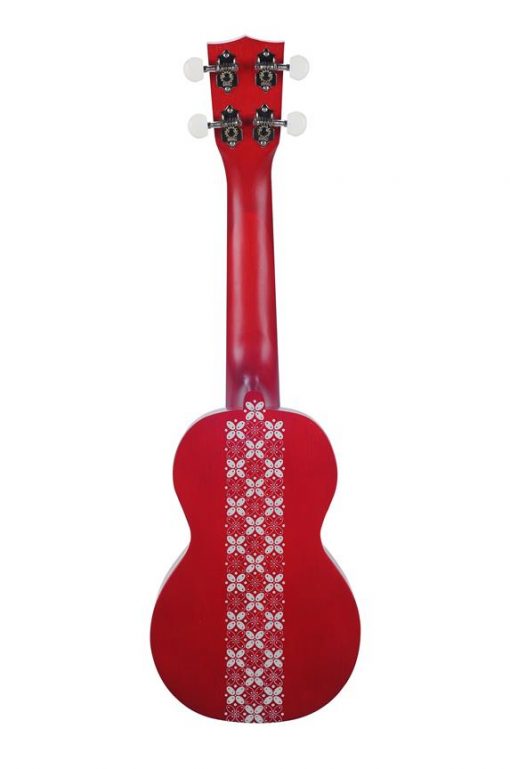 Soprano Ukulele, Kahiko Batik Serie - Trans Red - MK1-BA-trd - Afbeelding 3