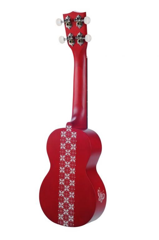 Soprano Ukulele, Kahiko Batik Serie - Trans Red - MK1-BA-trd - Afbeelding 4