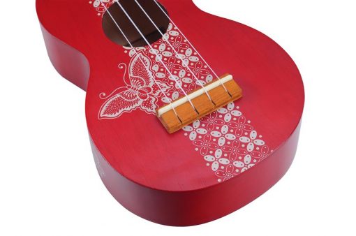 Soprano Ukulele, Kahiko Batik Serie - Trans Red - MK1-BA-trd - Afbeelding 6