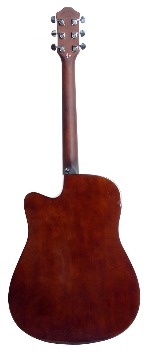 Morgan W104CE-N, Dreadnought steel string gitaar met electronica, Natural - Afbeelding 2