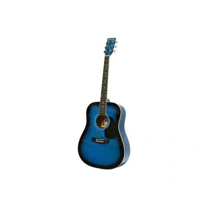 Beneden afronden de sneeuw kleermaker Phoenix Dreadnought Steelstring Gitaar 001, Blueburst - Music Webshop