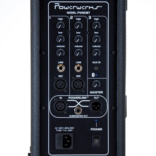 Powerwerks Tower PA Speaker with Bluetooth® ~ 50W - Afbeelding 5