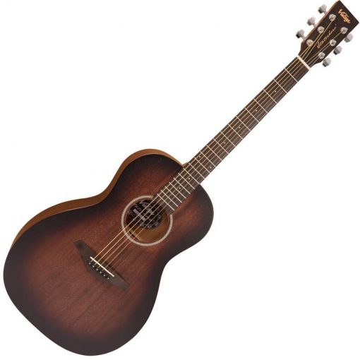 Vintage Statesboro' 'Parlour' Acoustic Guitar ~ Whisky Sour  V880WK - Afbeelding 7