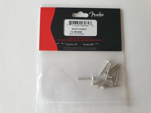Fender guitar bridge mounting screws chrome 002-1422-049