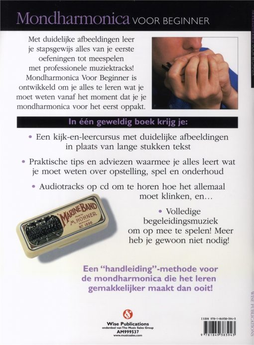 Mondharmonica voor beginners (Boek + CD) - Afbeelding 3
