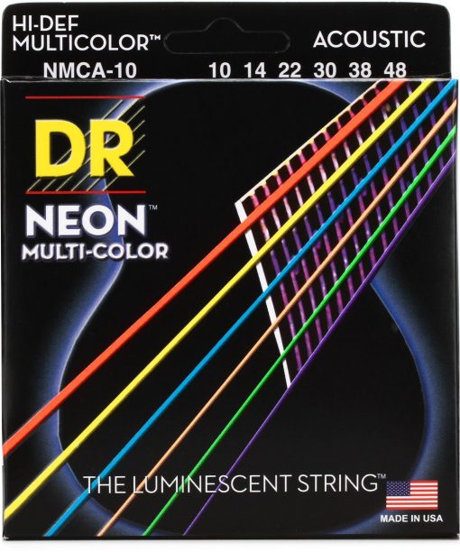 DR Neon Multi-Colour Acoustic 010-048