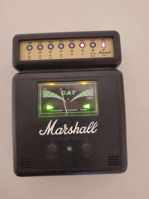Marshall Chromatic Automatic Tuner Guitar Pedal CAT-1  NOS