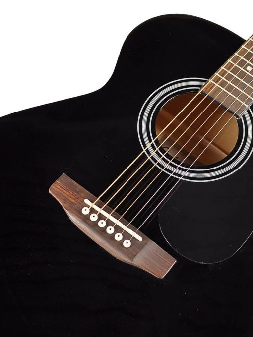 Nashville akoestische gitaar GSA-60-BK Auditorium model Black - Afbeelding 7