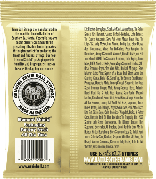 Ernie Ball Earthwood snaren set - Afbeelding 2