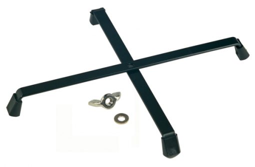 K&M 17700 opvouwbaar onderstuk, zwart