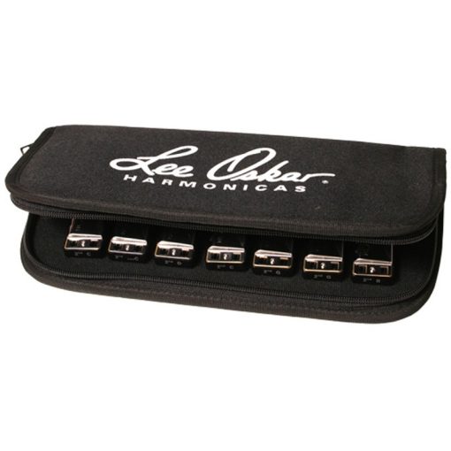 Lee Oskar softcase/etui voor 7 mondharmonica's