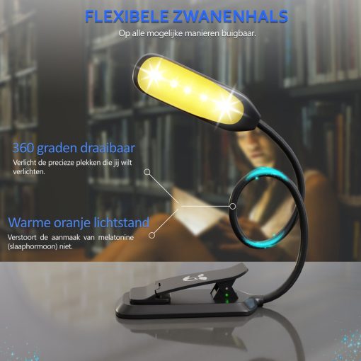 Leeslamp met ingb. accu - Afbeelding 4