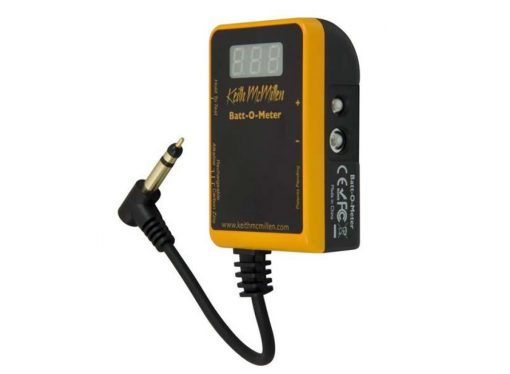 Batt-O-Meter, batterijtester voor gitaristen/muzikanten