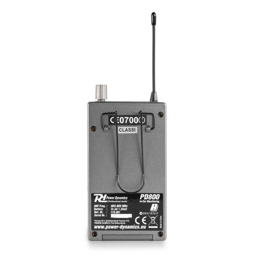 Power Dynamics PD800 In-ear draadloos UHF - Afbeelding 9