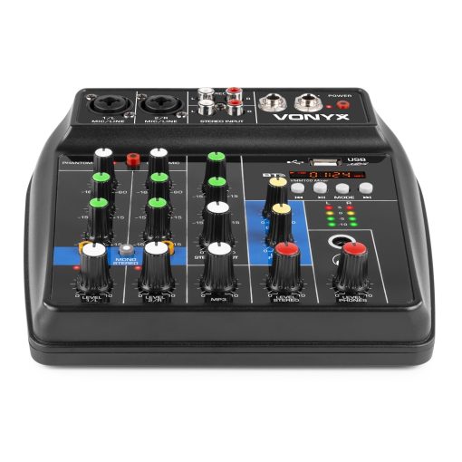 Vonyx Compacte en lichtgewicht 4-kanaals analoge mixer VM 100 - Afbeelding 8