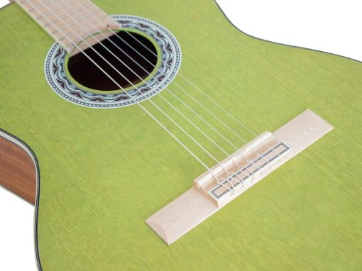 Valencia serie 300 Klassieke Gitaar Groen VC 354GN - Afbeelding 3