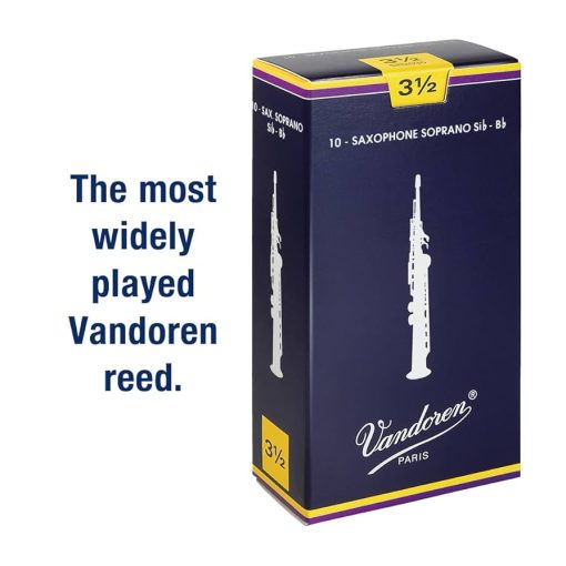 SOPRAAN SAX - Vandoren Sopraansax Rieten 3 (doos van 10 stuks)