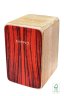 Nativo Mini cajon shaker with red front board finish